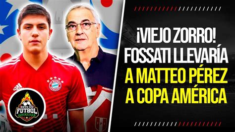 BOMBA MATTEO PEREZ VINLOF JOYA del BAYERN MUNICH sería CONVOCADO a la