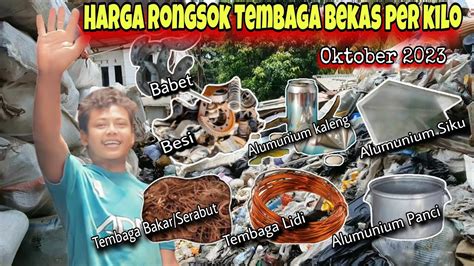 Harga Tembaga Bekas Per Kilo Oktober 2023 Harga Rongsok Inal