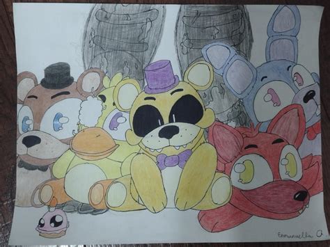 Fnaf 4 Anniversary Fnaf Fanart By Emmanuellabella21 On Deviantart