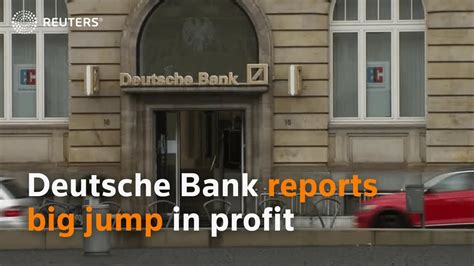 Deutsche Bank Reports Big Jump In Profit Youtube