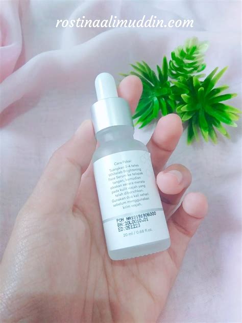 Review Skincare Whitelab Brightening Face Serum Rostina Alimuddin