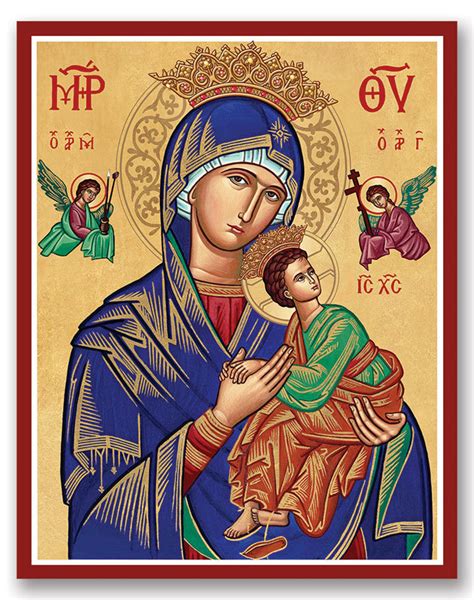 Our Lady Of Perpetual Help Icon Monastery Icons