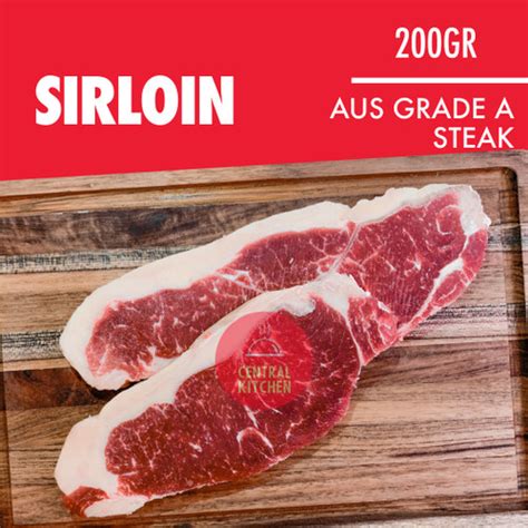 Jual Daging Sapi AUS Sirloin Striploin Beef Steak Impor Grade A Pack