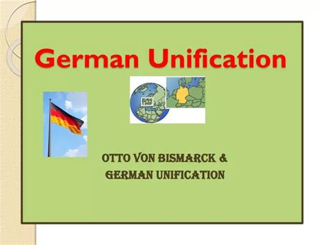 Ppt German Unification Powerpoint Presentation Free Download Id