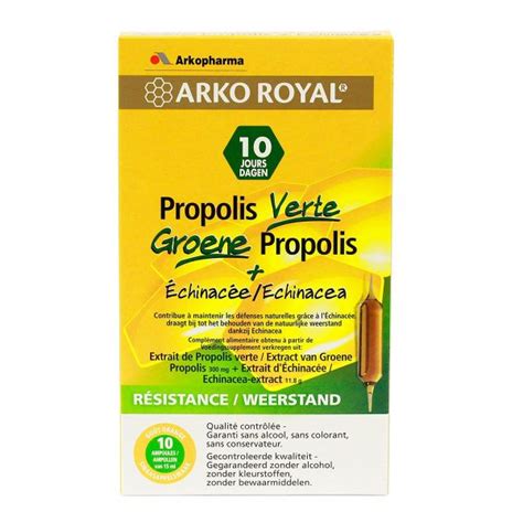 Arko Royal Jours Propolis Verte Chinac E Permet De Maintenir Les