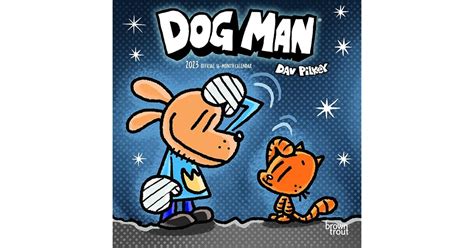 Dog Man | 2023 7 x 14 Inch Monthly Mini Wall Calendar | BrownTrout | DogMan Canine Book by ...