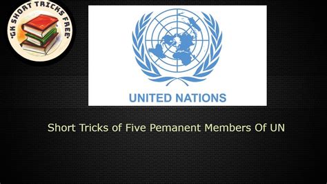 Five Permanent Members Of The United Nations Five Permanent Members