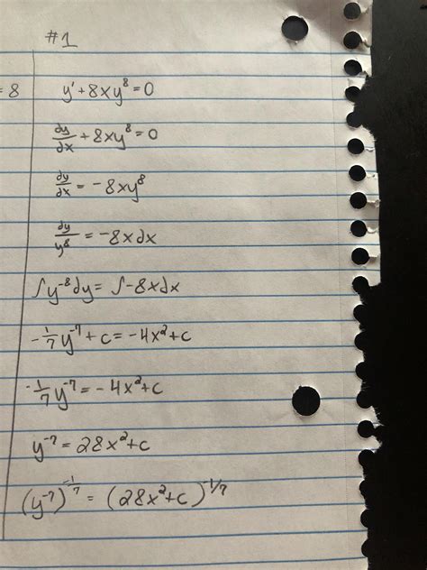 General Solution Using Separation Of Variables Rcalculus