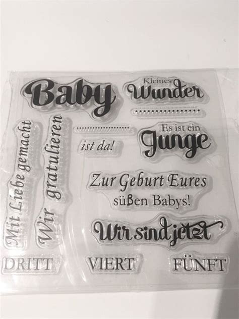 Motivstempel Baby Geburt Neu Kaufen Auf Ricardo