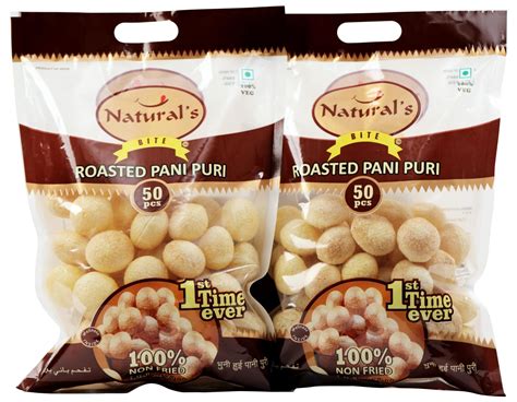 Roasted Pani Puri Metallic Pack Naturals Bite