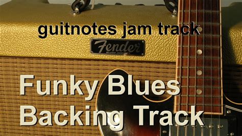 Funky Blues Backing Track Key Of A Guitar Jam Track YouTube