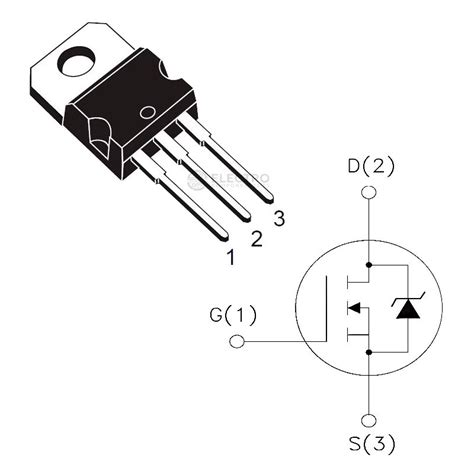 Irf Mosfet Canal N Transistor Potencia V A W To Irf Pbf