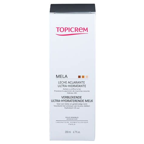 Topicrem Mela Lait Éclaircissant Ultra Hydratant 200 Ml Redcare Pharmacie