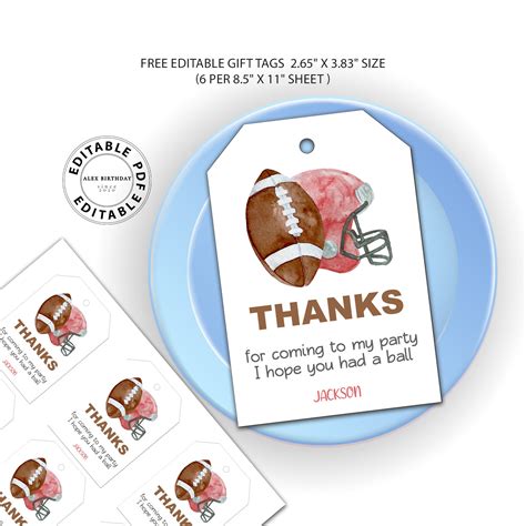 Football Birthday Invitation Football Invitation Free - Etsy