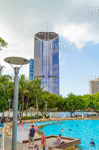 Brisbane Artificial Street Beach And Pool South Bank Parkland