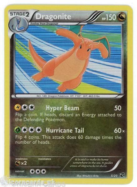 Dragonite 5 20 Dragon Vault Holo Foil Pokemon Card Unicorn Cards