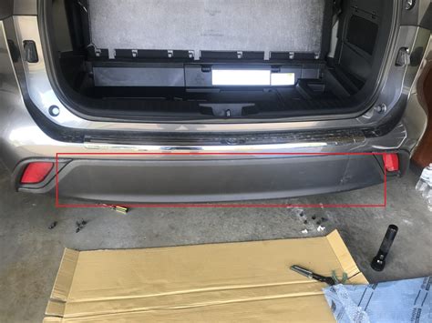 2023 Highlander Rear Bumper Guard Trim Needs Replacement Toyota Nation Forum