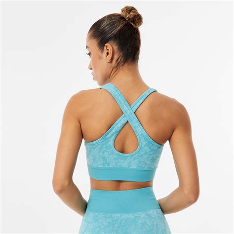 Everlast Seamless Cross Back Sports Bra Low Impact Sports Bras