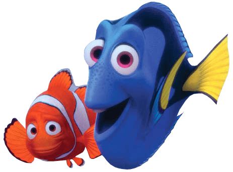 Nemo and Dory transparent PNG - StickPNG