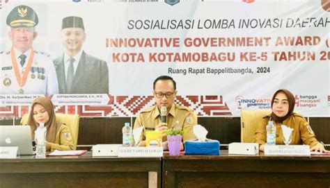 Sekda Kotamobagu Gelar Sosialisasi Lomba Inovasi Daerah IGA 2024