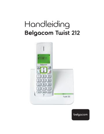 Belgacom Twist De Handleiding Manualzz