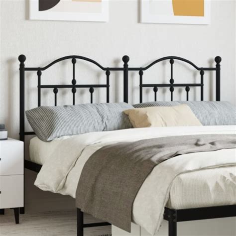 VidaXL Metal Headboard Black 59 1 61 4 X1 2 X38 2 Kroger