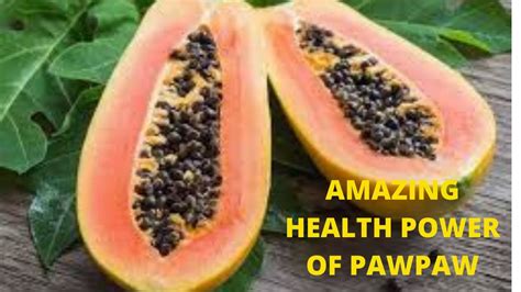 Amazing Health Benefits Of Pawpaw Youtube