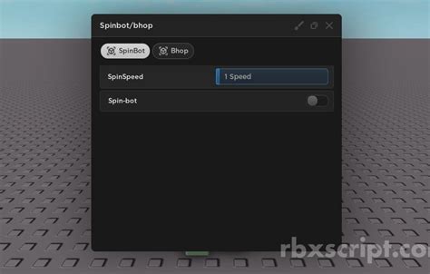 Universal Spinbot Bhop Options Scripts Rbxscript