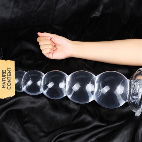 Cm Clear Huge Long Knotted Dildo Giant Monster Dildos Sex Toy
