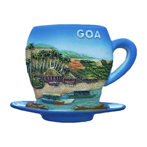 Buy Wedarego Goa India 3D Coffee Cup Fridge Magnet Tourist Souvenir