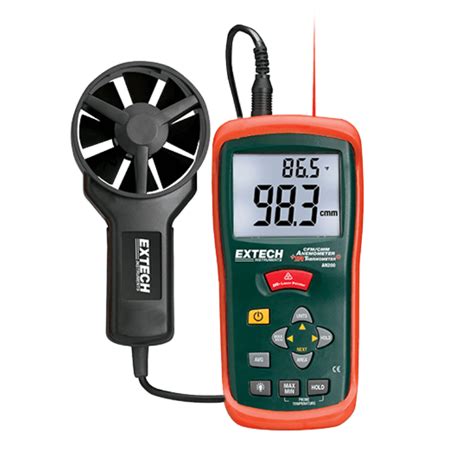 Extech An Cfm Cmm Mini Thermo Anemometer With Built In Infrared