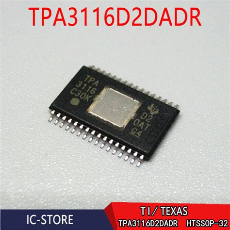 TPA3116D2 Audio Amplifier IC Pinout Datasheet Equivalent 40 OFF