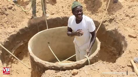 Construction d un puits au Sénégal à Kobongoye Amont puits 78