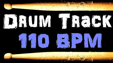 Heavy Metal Drum Track 110 BPM Drum Beats For Bass Guitar