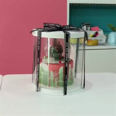 Cake Box Round Cake Transparent Box Black Cake Boxes Buy Black Cake