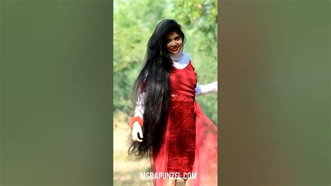 Msrapunzel Indian Rapunzel With Classic Length Hair Rings In The New Year Full Video Youtube