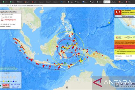 Gempa Magnitudo 5 4 Teluk Tomini Akibat Deformasi Slab Lempeng Laut