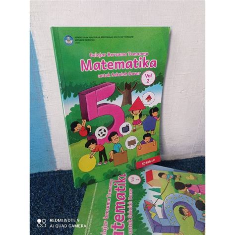 Jual Buku Paket Het Kurikulum Merdeka Tingkat SD Kelas 5 Matematika Vol