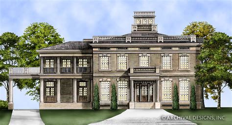 English House | Historic House Plans | Classical Home Plans