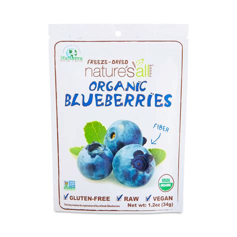 Organic Freeze Dried Blueberries by Nature's All Foods | Thrive Market