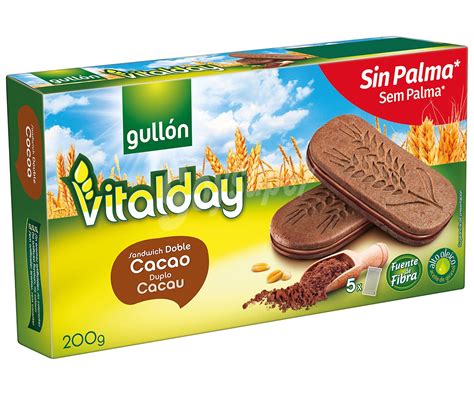 Vitalday Gull N Galletas Con Chocolate Rellenas De Crema De Cacao G