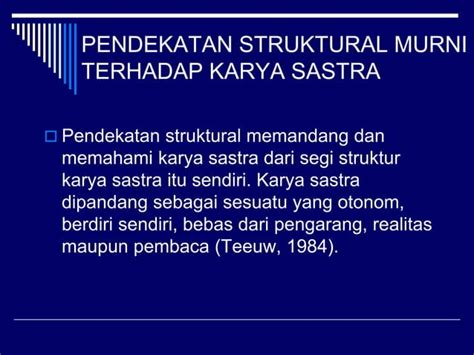 Teori Struktural Genetik Ppt