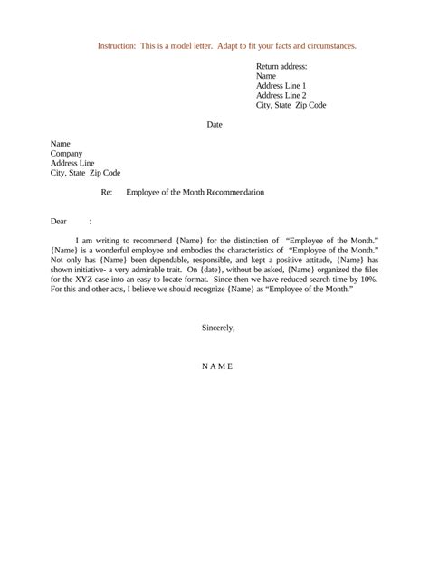 Letter Of Recommendation For Employee Fill Out And Sign Online Dochub