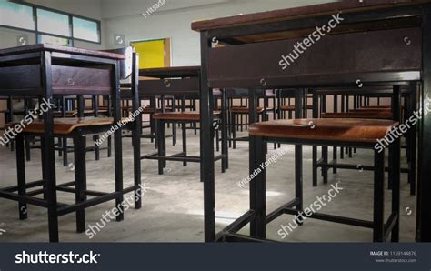 Desks Chairs Classroom Stock Photo 1159144876 Shutterstock