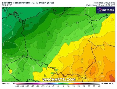 Alert pogodowy 10 czerwca Nawałnice nad Polską Superkomórki mogą