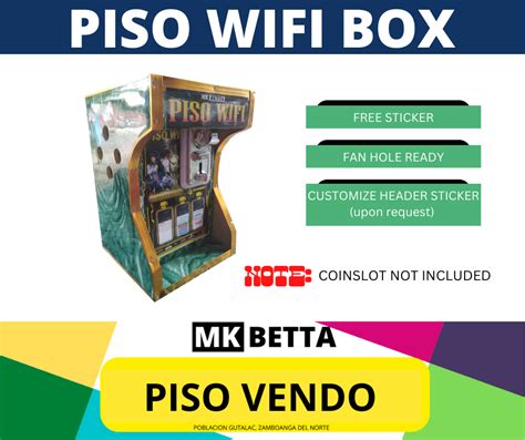 PISO WIFI BOX With FREE ADHESIVE STICKER Lazada PH