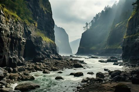 Premium Photo Ai Generated Milford Sound Fjord Fiordland National