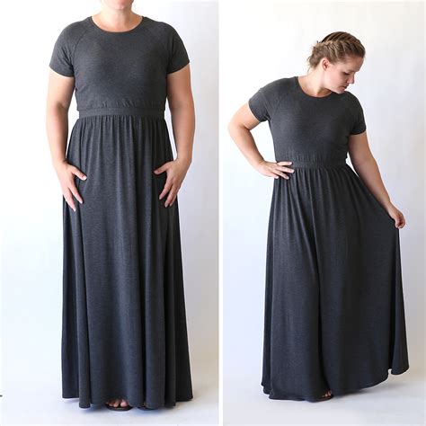 How To Sew A Raglan Tee Maxi Dress Sewing Tutorial Its Always Autumn