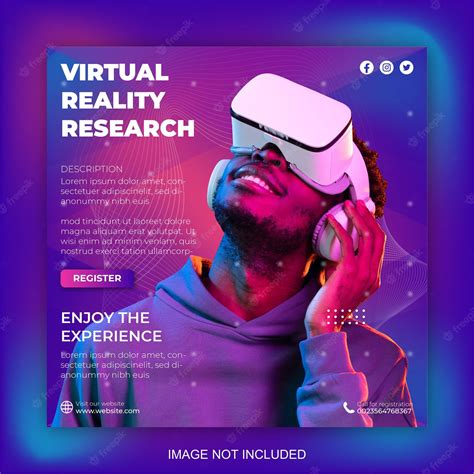 Premium Vector Virtual Reality Social Media Post