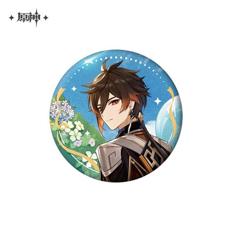 Zhongli Rd Anniversary Can Badge Mm Genshin Impact Kyou Hobby Shop